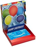 Amazon.de Geschenkkarte in Geschenkbox - 50 EUR (Geburtstagsüberraschung)