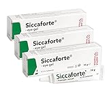 Siccaforte® Augengel von AGEPHA mit Carbomer I Gel Augentropfen für trockene Augen I Augengel für längere Haltbarkeit I Angenehmer Puffer zwischen Auge und Augenlid.