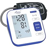 Digitales Automatisches Blutdruckmessgerät für Oberarm - Blutdruck messgeräte für Blutdruck und Herzfrequenz, 2x120 Speicherkapazität, Hintergrundbeleuchtung Großes LCD-Display
